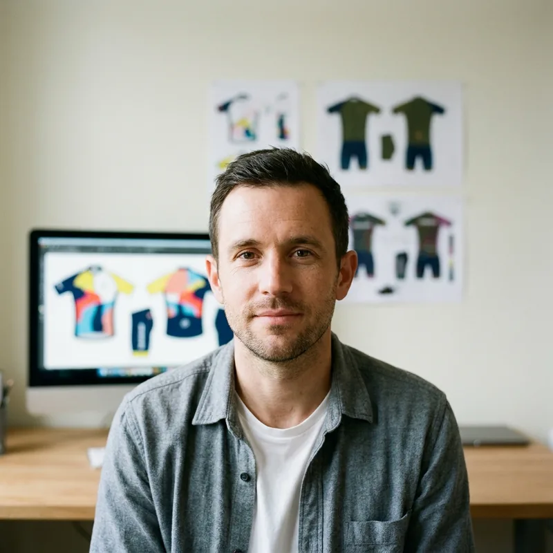 Jonah Reed, Kit Layout Designer at Team Cycling Kits